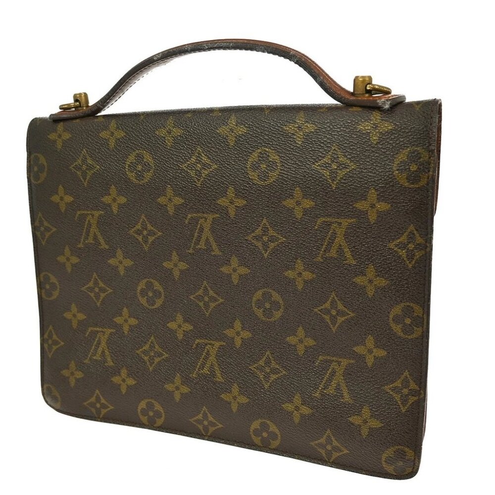 BUYIT LOUIS VUITTON MONOGRAM MONCEAU 26 BUSINESS HANDBAG M51187 A21910 RQ01692 - Picture 2 of 11